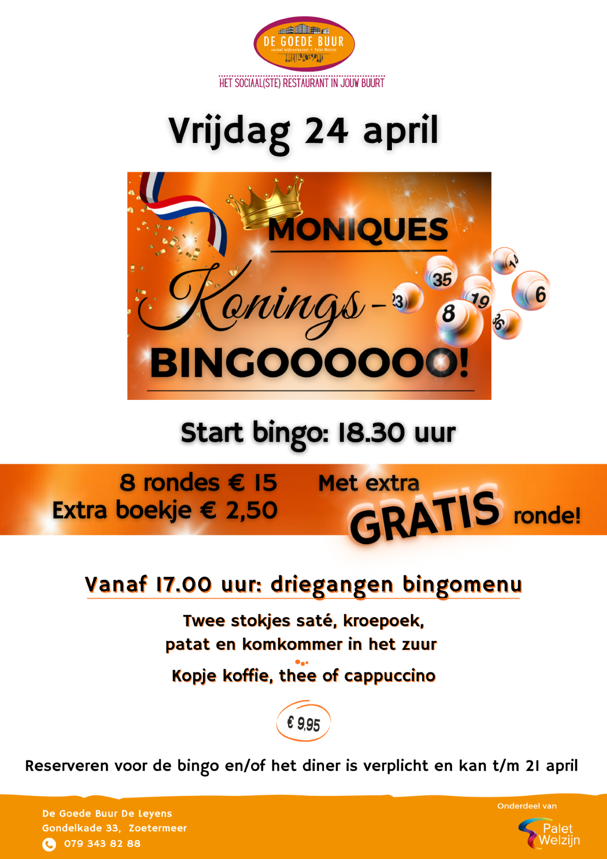 DGB De Leyens Moniques KoningsBingo vrijdag 24 april 2026 website