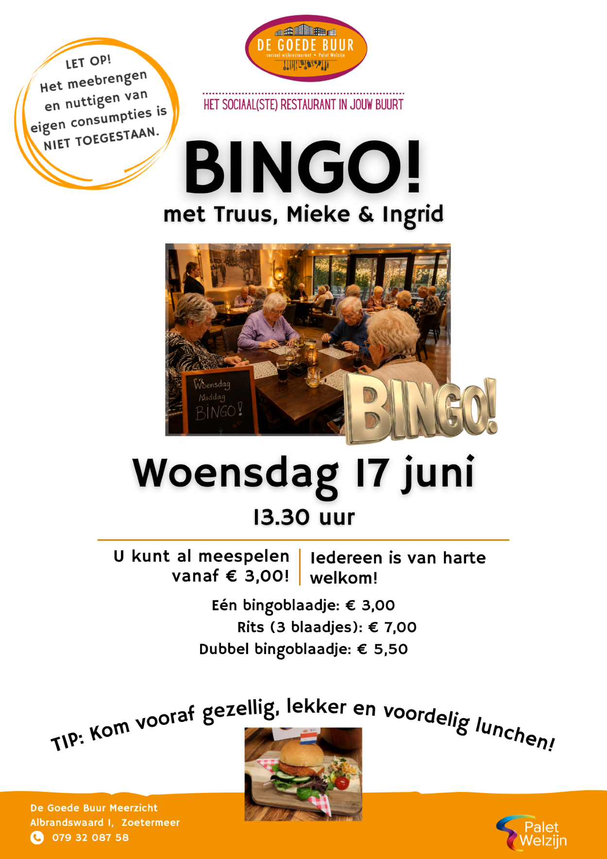 DGB Meerzicht Bingo met Truus woensdag 17 juni 2026