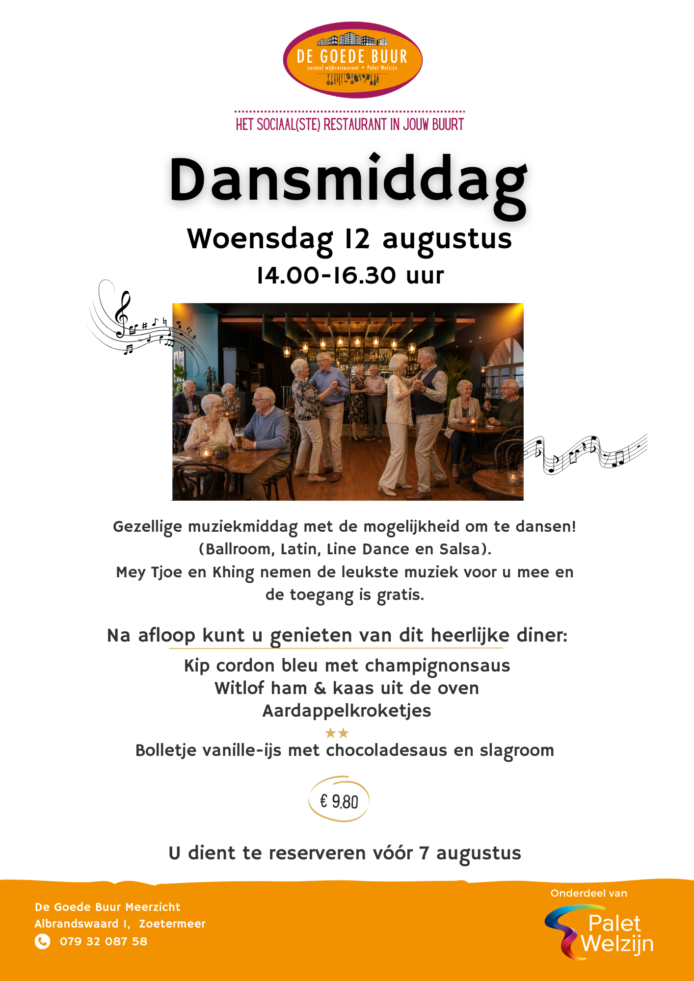 DGB Meerzicht Dansmiddag woensdag 12 augustus 2026