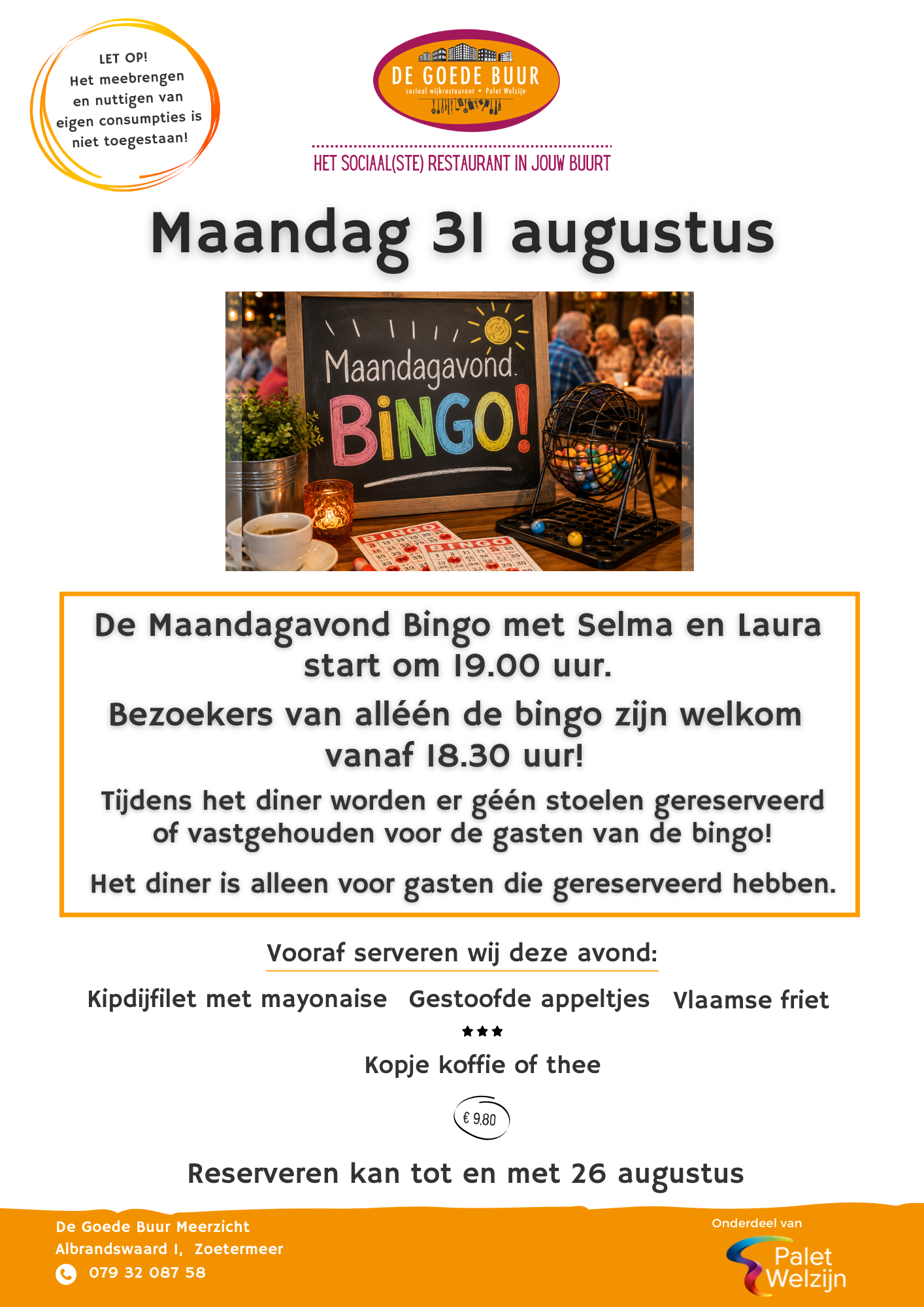 DGB Meerzicht Maandagavond Bingo maandag 31 augustus 2026 website
