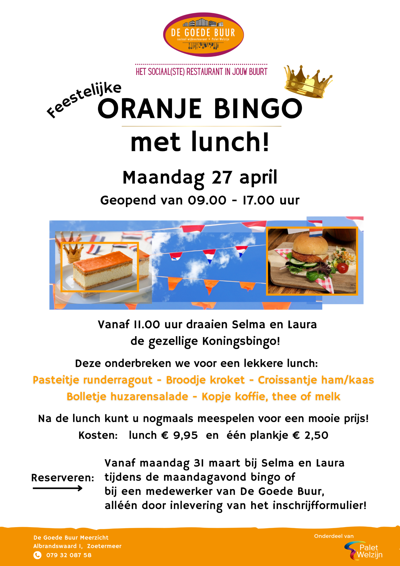 DGB Meerzicht Oranje Bingo Selma en Laura Koningsdag 2026 KLEIN